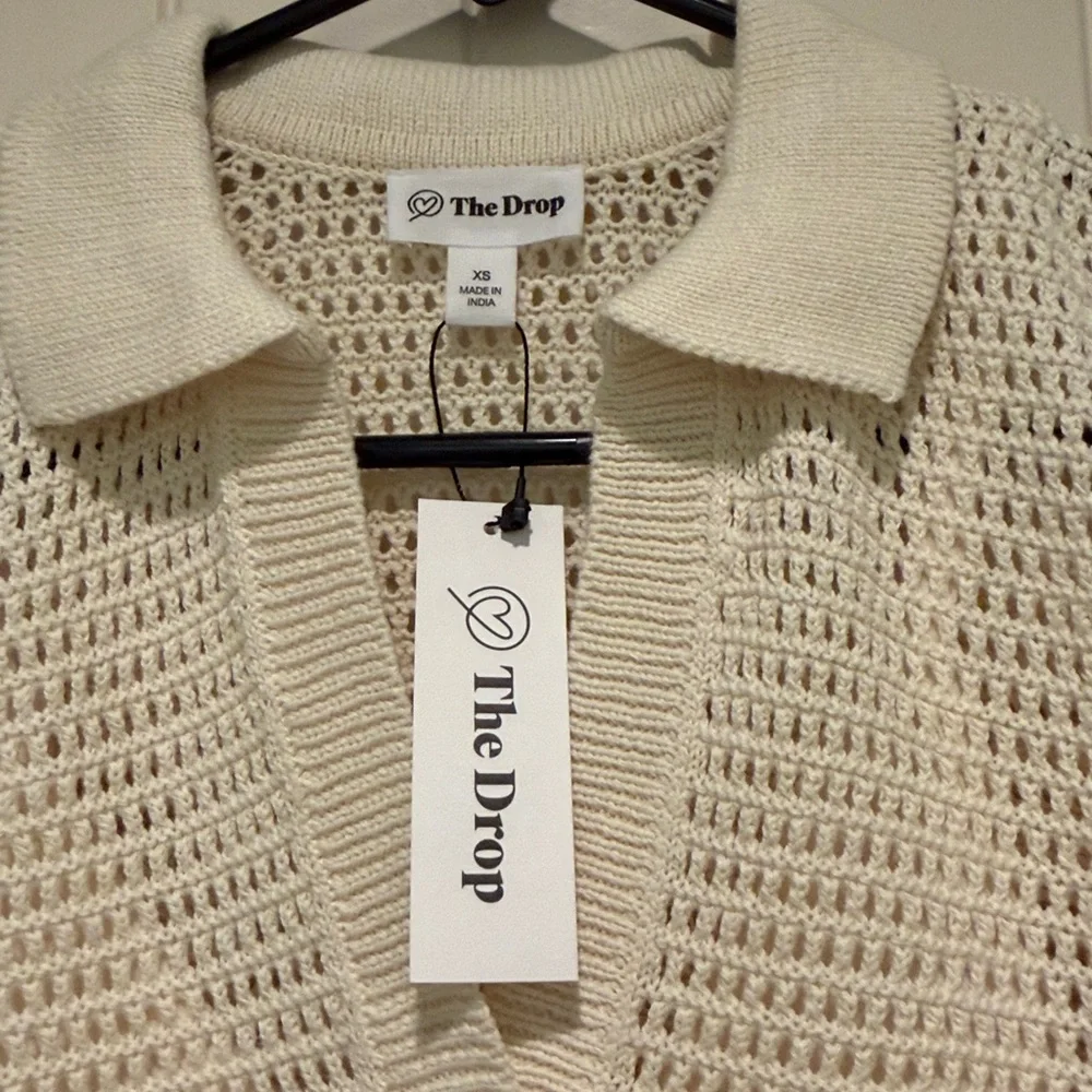 The Drop crochet dress with slip - Picture 2 of 7